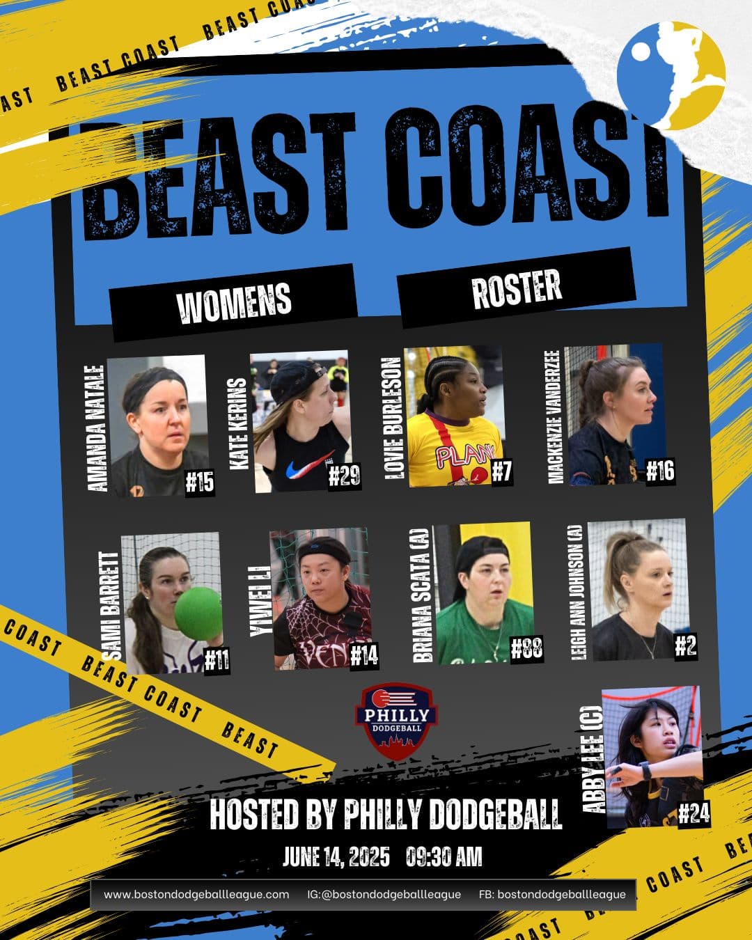 Women's Team Roster